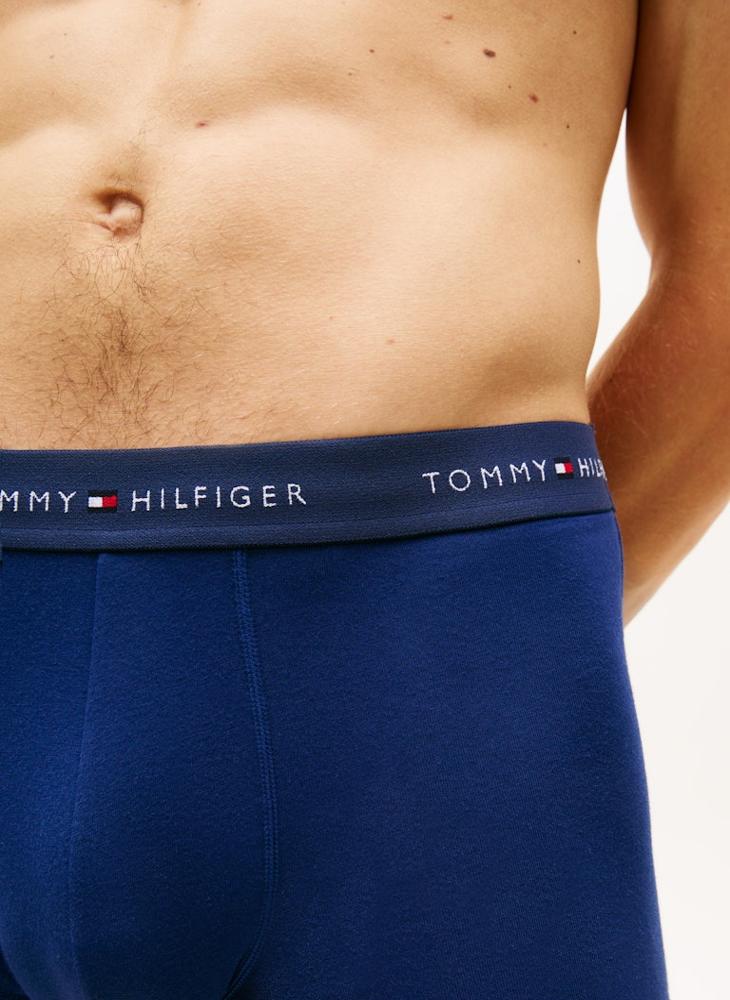 TOMMY HILFIGER 3-Pack Signature Repeat Logo Waistband Trunks - Image 5