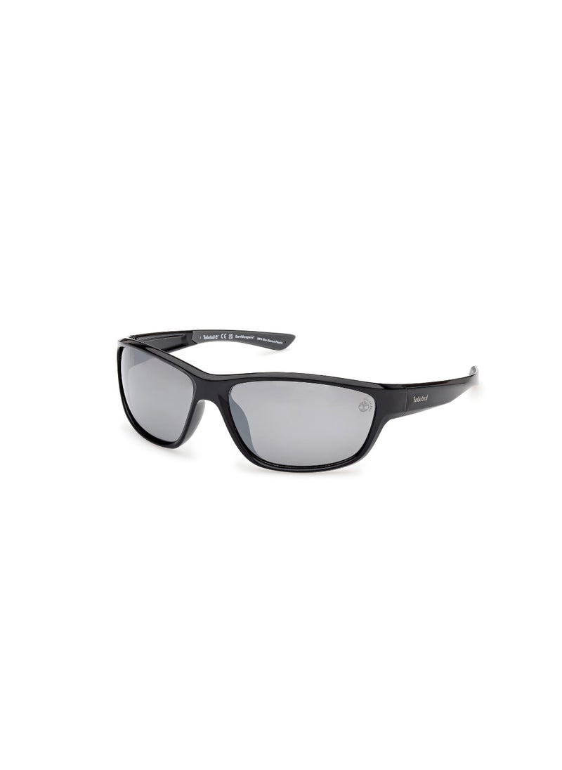 Timberland - TIMBERLAND Plastic Rectangular Full Rim Men Polarized Sunglass - Image 1