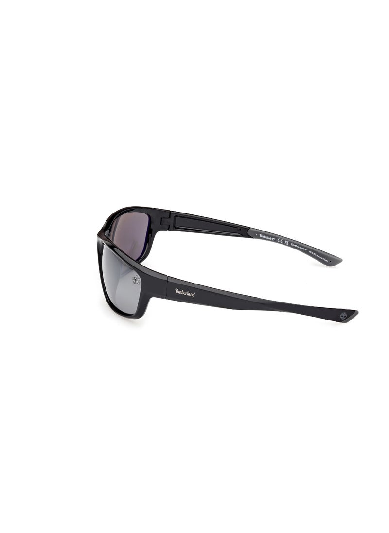 Timberland - TIMBERLAND Plastic Rectangular Full Rim Men Polarized Sunglass - Image 1