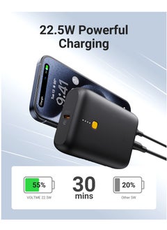 VOLTME 10000 mAh 10000mAh Fast Charging Power Bank, PD 22.5W Portable Charger with PD 3.0 USB-C Input & Output, Ultra-Compact Type-C Rapid Charging Battery Pack, Compatible with iPhone 16 Pro Max/16 Pro/16 Plus/15/14/13/12, Samsung Galaxy S24/S23/S22, iPad Pro, AirPods & More, High-Speed Portable Powerbank (Grey)  - Image 4