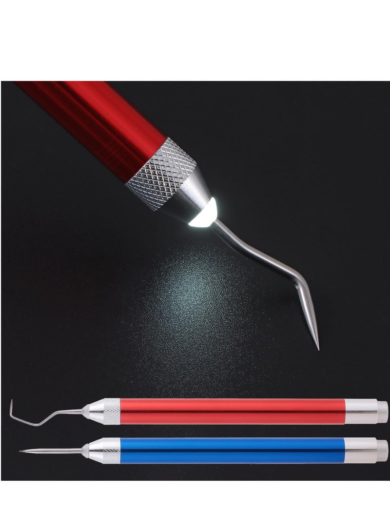 إكسفور 3 Pcs LED Weeding Tools for Vinyl, Craft Vinyl Tools Kit Including Scissor, for Silhouettes/Cameos/Lettering/Cutting/Splicing - Image 4