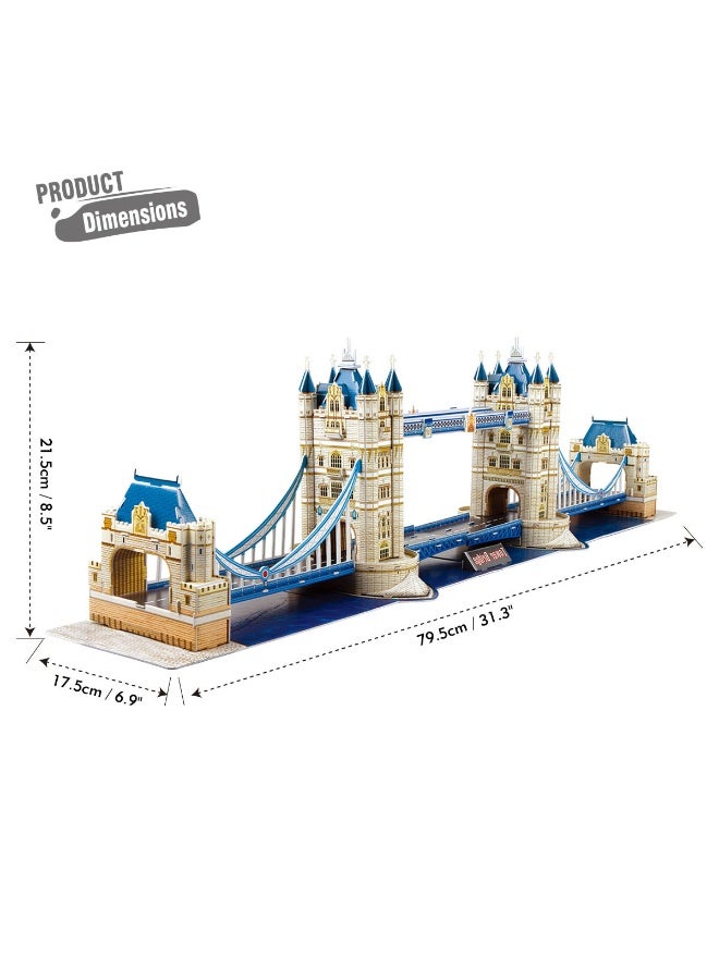 CubicFun 3D Puzzle Tower Bridge - 120pc - Image 4