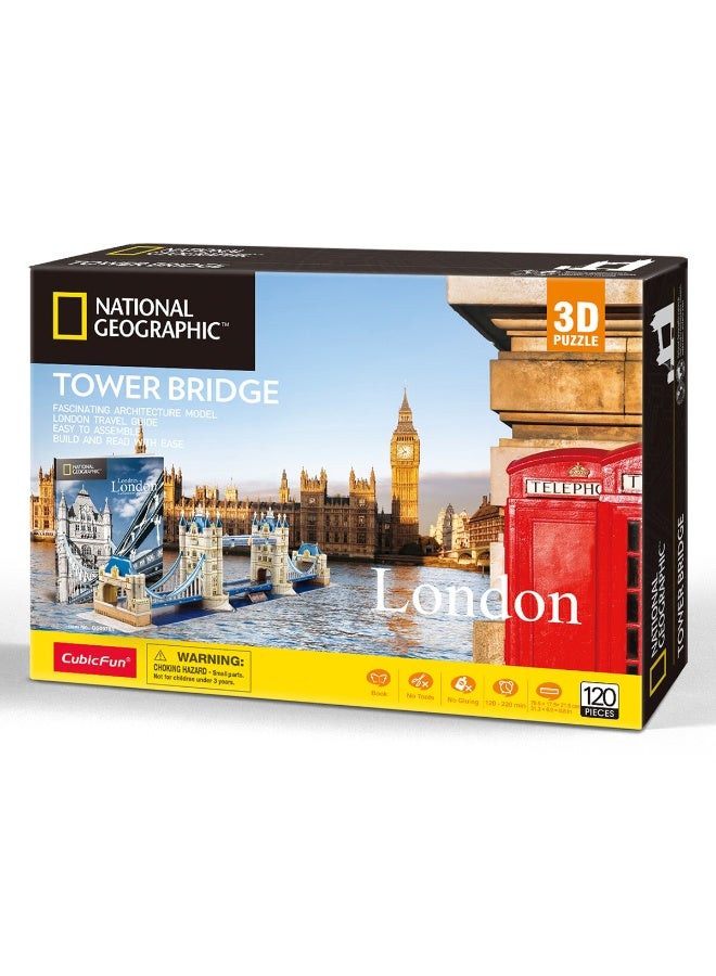 CubicFun 3D Puzzle Tower Bridge - 120pc - Image 1