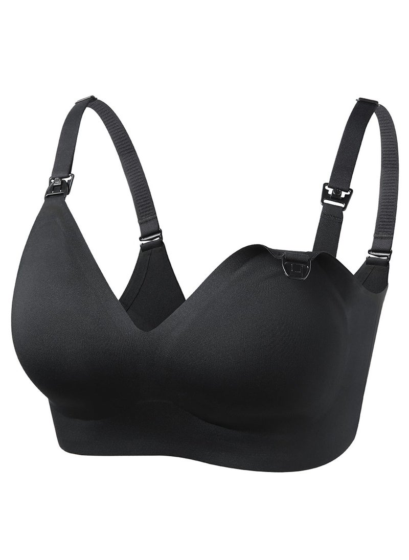 Momcozy - Nursing Bras for Breastfeeding, Seamless Ultra Comfort Maternity Bra, Natural Shape, Pregnancy Sleep Bralette - Image 1