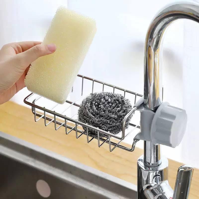 Generic Stainless Steel Kitchen Sink Organiser and Utensil Holder .sa - Image 1