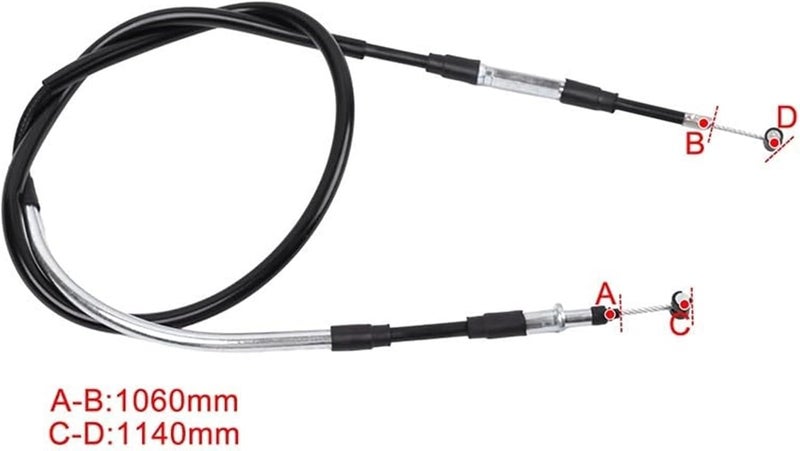 QASULER 250CC Motorcycle Clutch Control Cable - Image 2