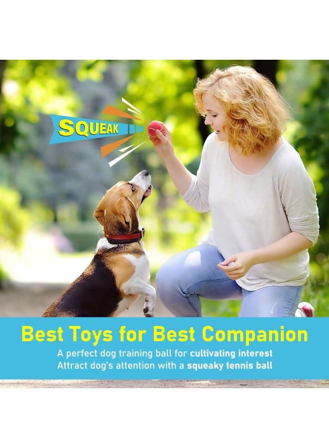 Prime Pets Mini Tennis Balls for Dogs, 2 Inch Squeaky Dog Toys, Interactive Dog Toy Balls for Indoor Outdoor, Dog Squeaky Toys for Small & Medium Dogs - Image 2