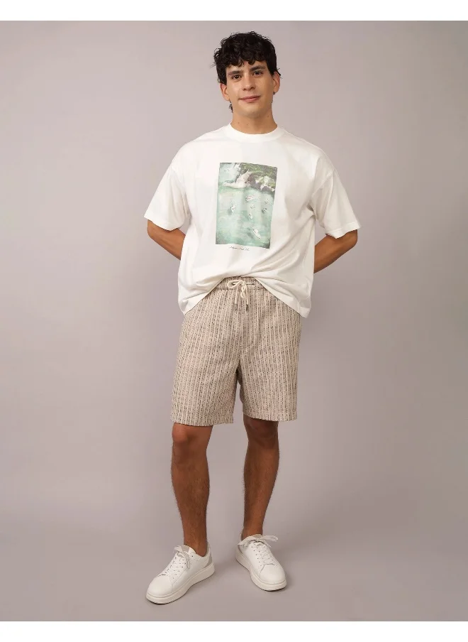 American Eagle AE Boxy Destination Graphic T-Shirt
