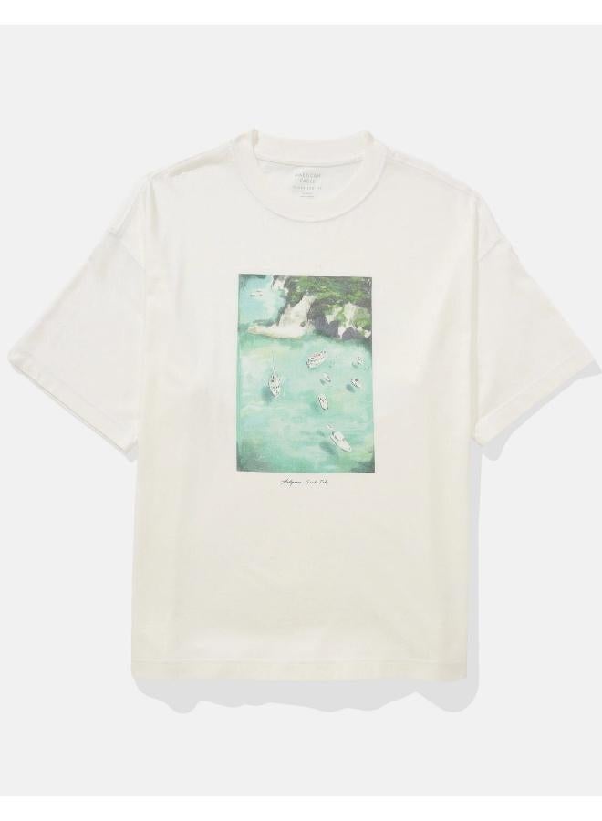 امريكان ايجل تيشيرت برسومات وجهة بوكسي - Image 3