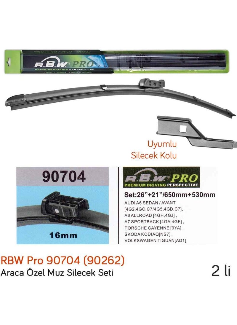 RBW - 90704 Audi A6 Avant/Sedan 2011-2018 Front Wiper Set - Image 1