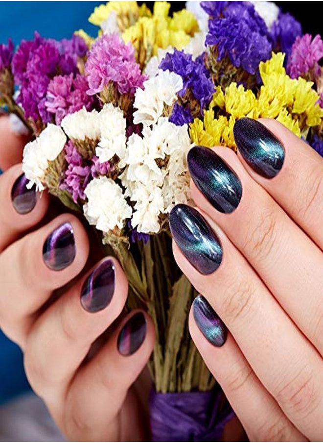 Mudder - 8 Pieces Magnetic Stick Magnet Plate Magnet Set For Born Pretty Effect Magnetic Gel Nail Polish Art Diy Tool - Image 1