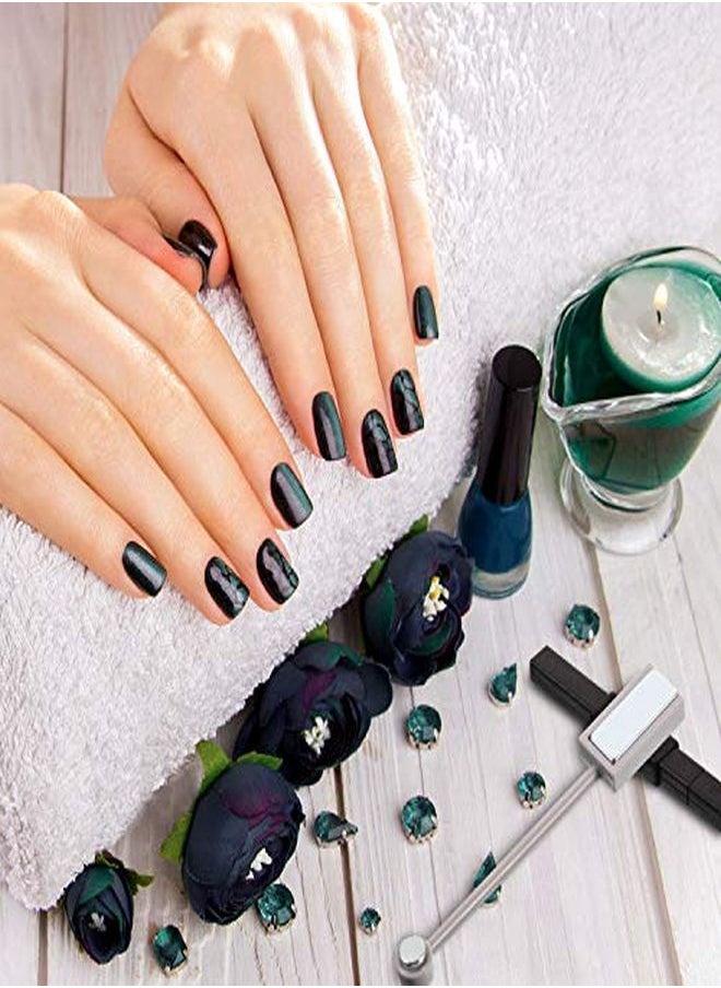 Mudder - 8 Pieces Magnetic Stick Magnet Plate Magnet Set For Born Pretty Effect Magnetic Gel Nail Polish Art Diy Tool - Image 1