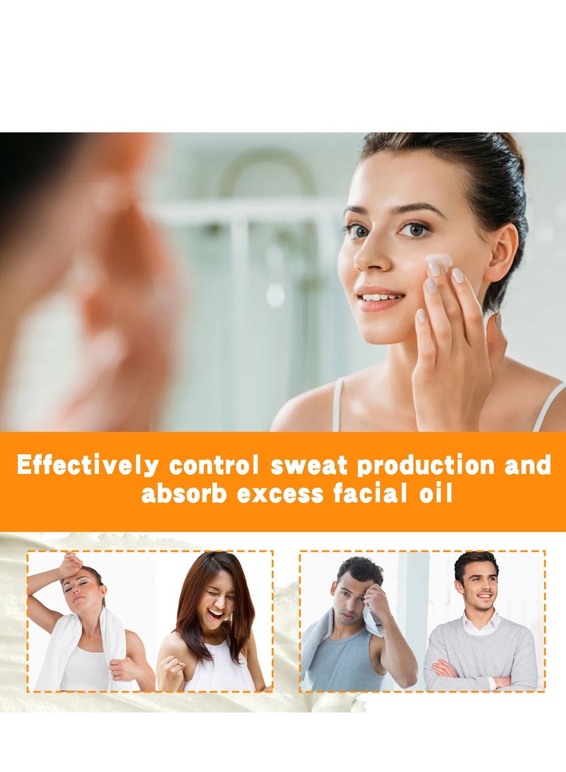 إيلهو لوشن الوجه الممتص للعرق، يحافظ على جفاف وجهك وجبهتك وفروة رأسك، يساعد على التحكم في البشرة الدهنية، واللمعان وتعرق الوجه، تركيبة مغذية وناعمة، تقلل من تعرق الوجه والجسم 50 مل - Image 2