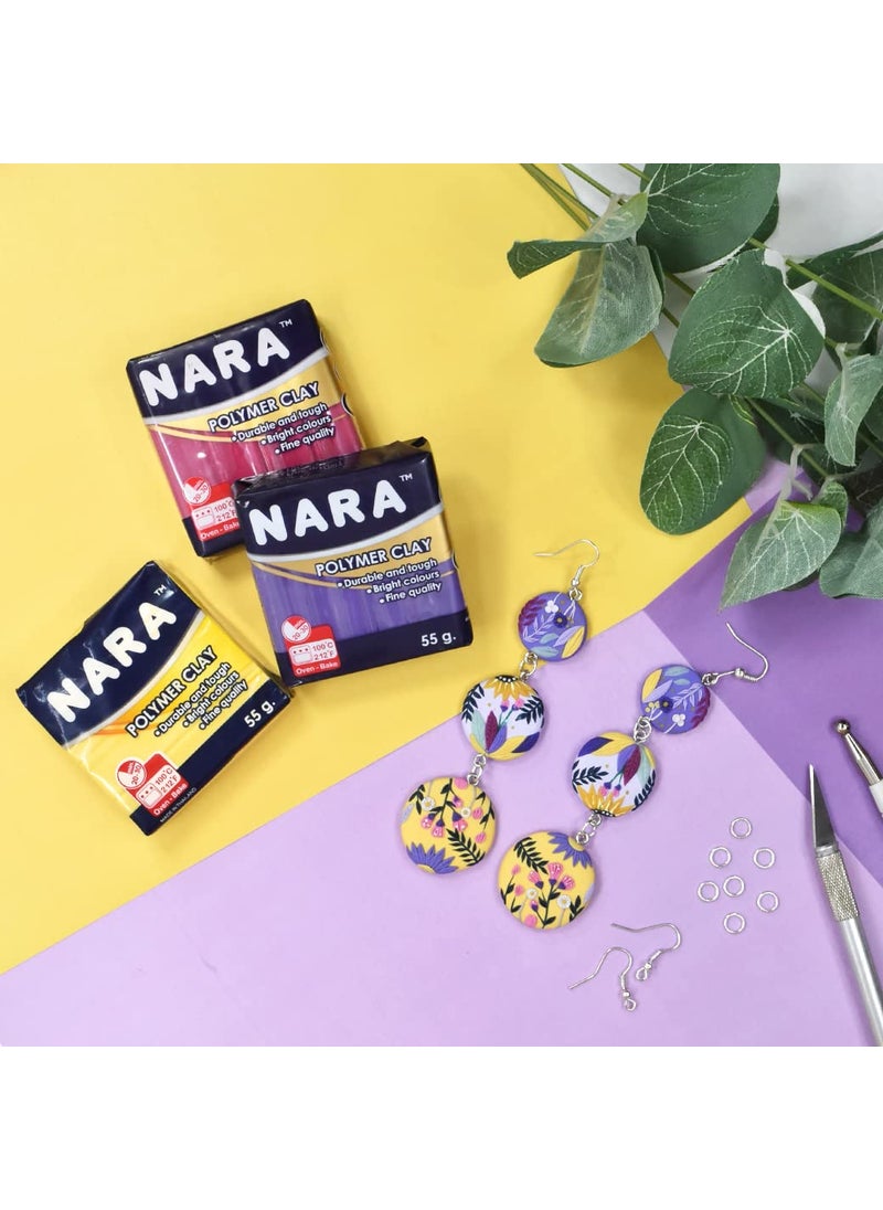Nara Nara Polymer Clay - 55 Grams Block - Made in Thailand (Chocolate Brown)  - Image 2