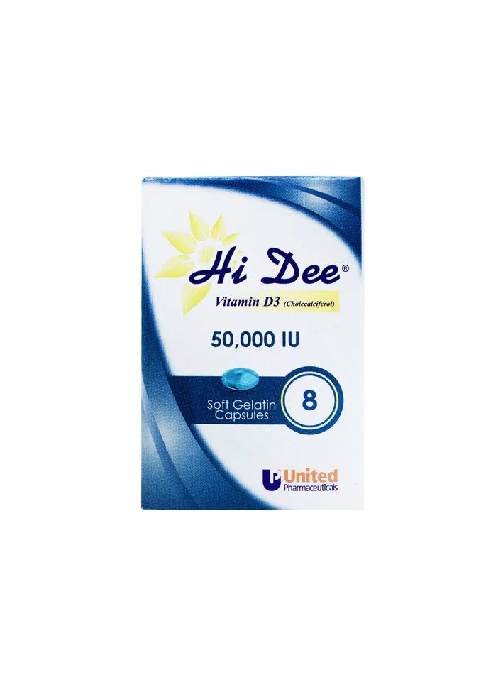 Hi Dee 50,000IU Capsules 8'S
