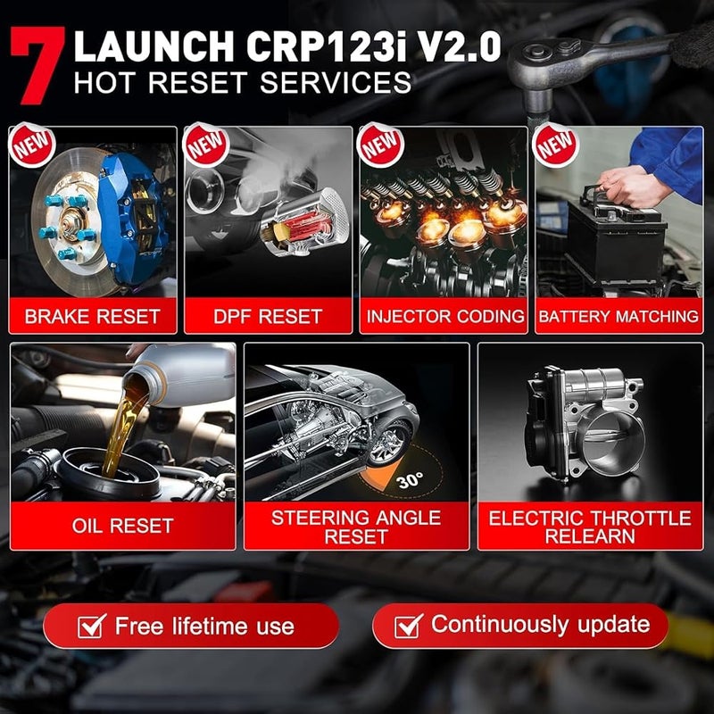 Launch 2026 LAUNCH OBD2 Scanner CRP123i V2.0 Elite 4 System Car Diagnostic Tool - Image 4