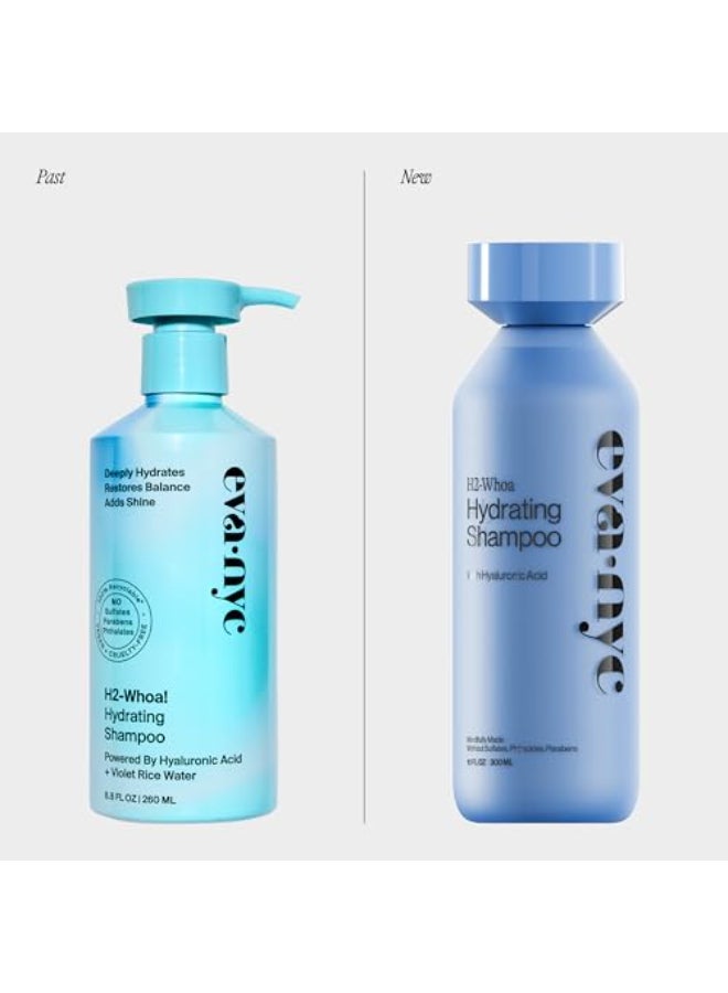Eva NYC H2Whoa Hydrating Shampoo Inflused with Hyaluronic Acid and Voilet Rice Water 88 fl oz - Image 3