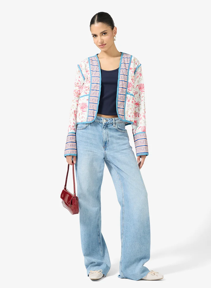 Ginger Paisley Patchwork Quilted Jacket