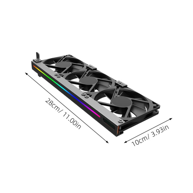 5V ARGB GPU Fan Cooler Small PCI Slot Quiet Airflow for Gaming PC Video Card - Image 3