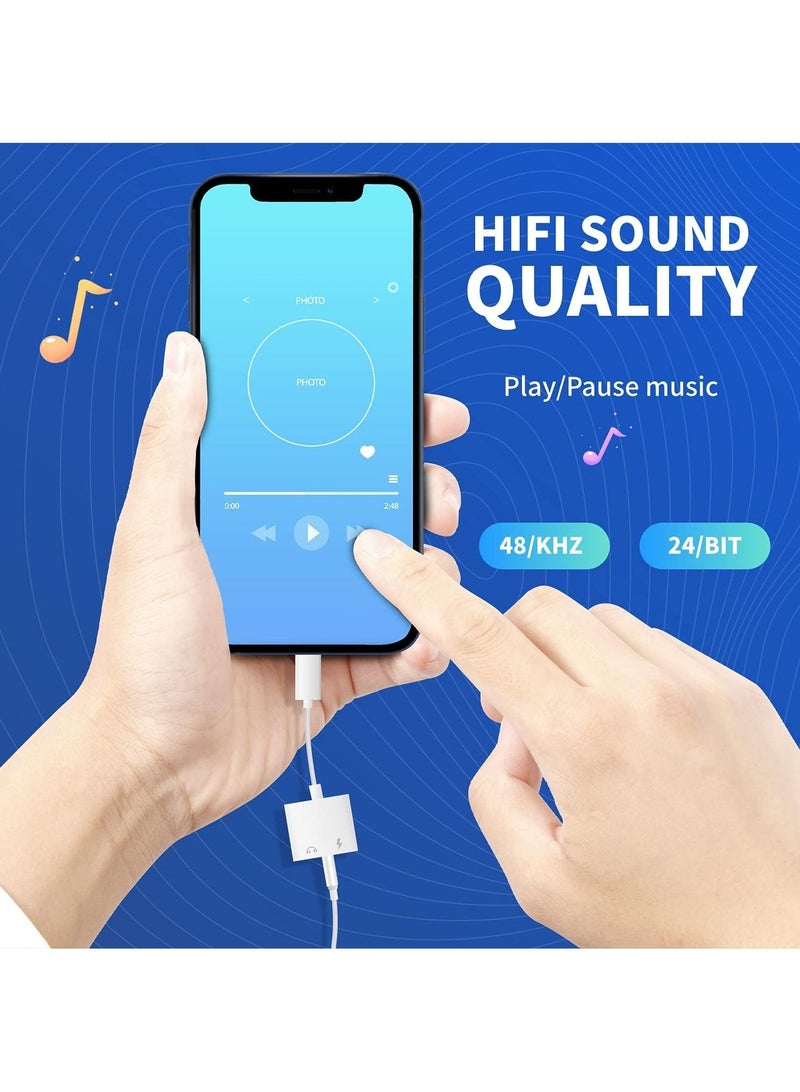USB C to 3.5mm Headphone and Charger Adapter,Usb C Headphones Adapter Aux to Usb C Compatible with MacBook Pro, Ipad Pro, Huawei Mate ,Samsung OnePlus Pixel - Image 5