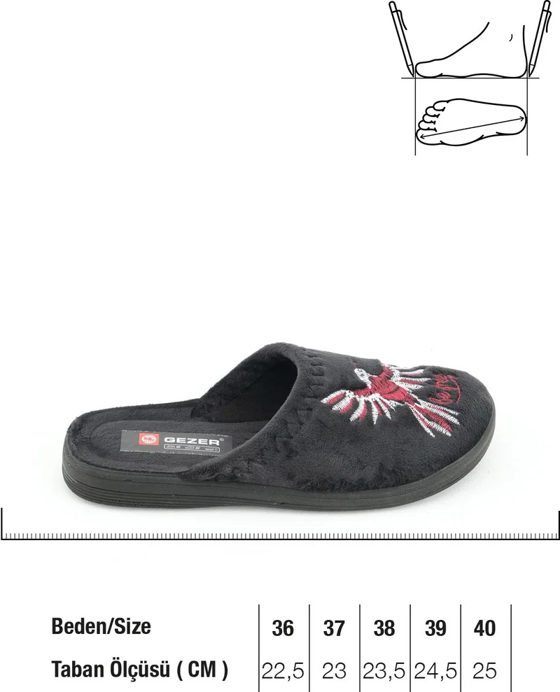جيزر Winter Women's Embroidered Home Slippers