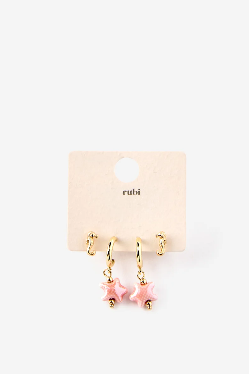 Rubi 2Pk Mid Earring