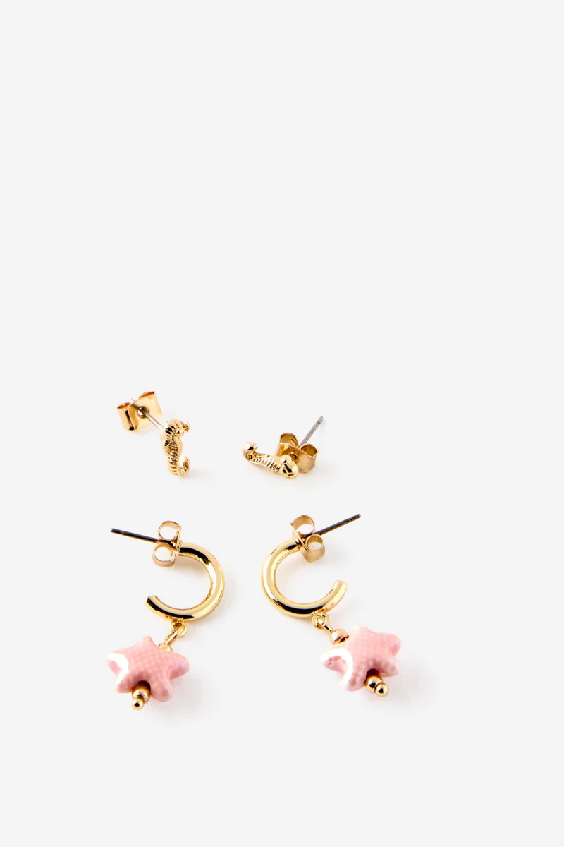 Rubi 2Pk Mid Earring