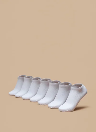 سيليست Textured Ankle Length Socks - Set of 7