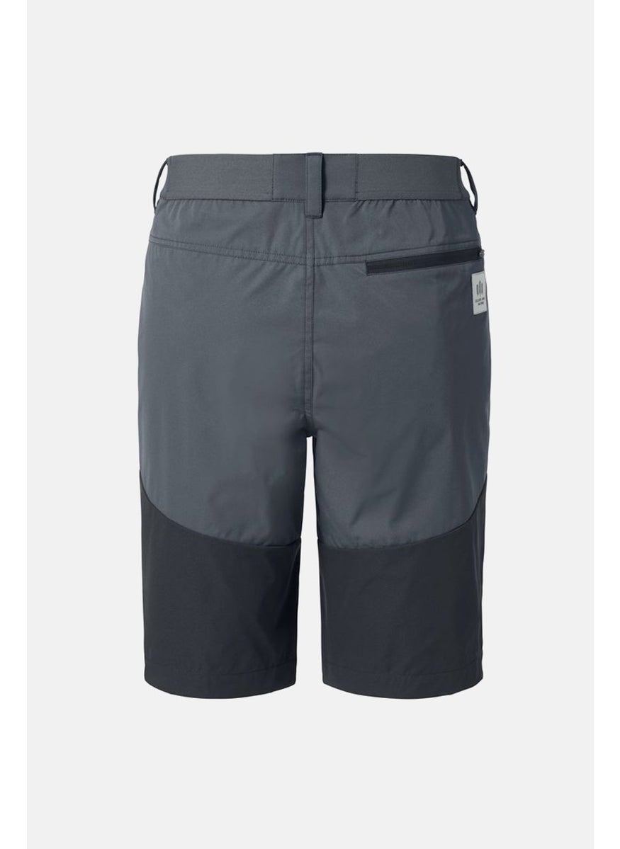 Tchibo Men Plain Chino Shorts, Dark Grey  - Image 2