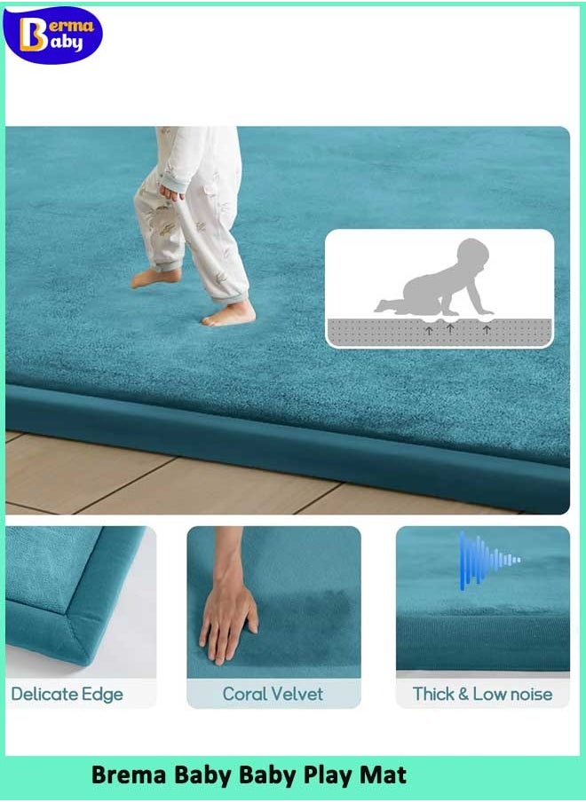 Baby Play Mat Coral Velvet Nursery Rug Extra Thick Kids Crawling Foam Floor for Babies, Kids  Thick Playmat for Babies, Toddlers - Crawling Mat - pzsku/ZE327649B325418EA0C20Z/45/_/1716535554/c72c5536-691c-4f3b-90d7-225b980902f8