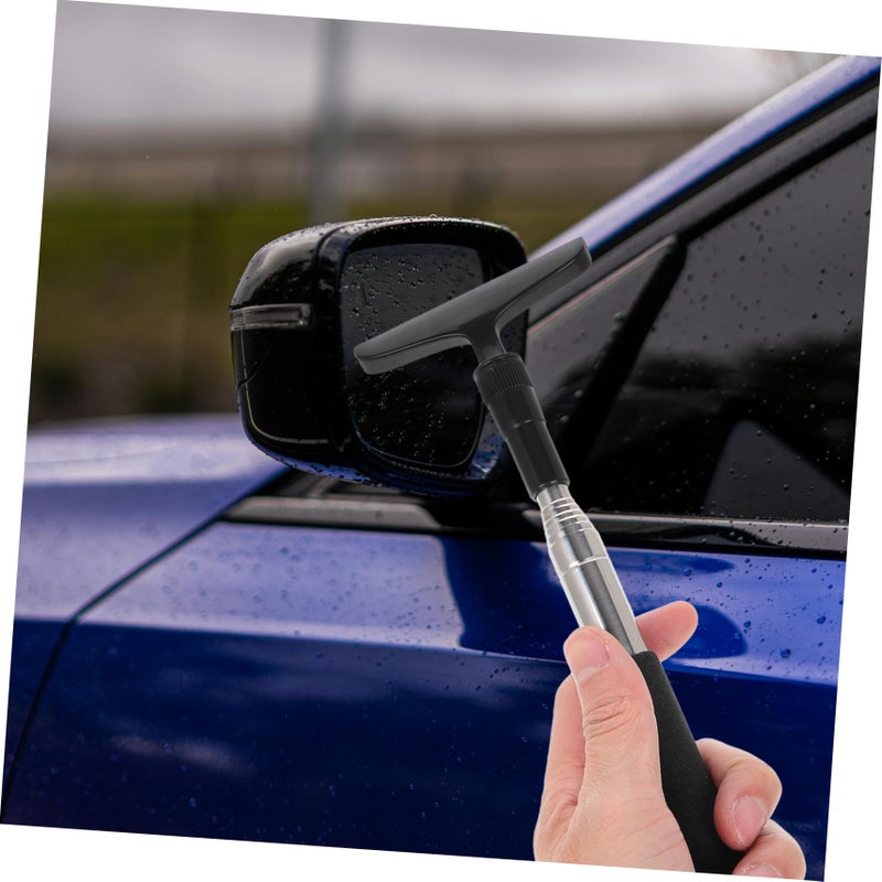 Extendable Car Windshield Wiper Set with Squeegee and Brush for Windows and Rear View Mirror - Image 5