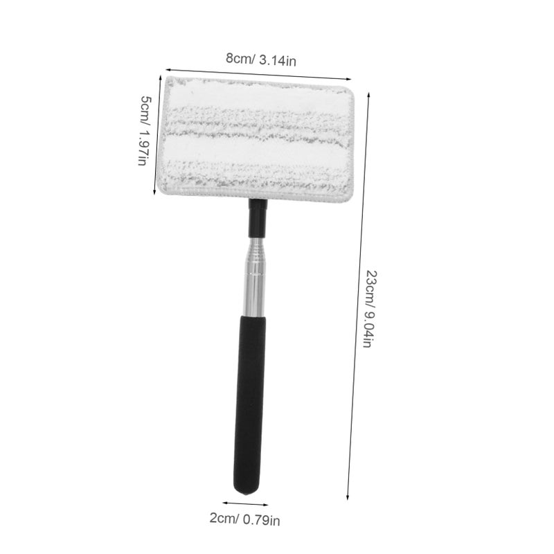 Extendable Car Windshield Wiper Set with Squeegee and Brush for Windows and Rear View Mirror - Image 3