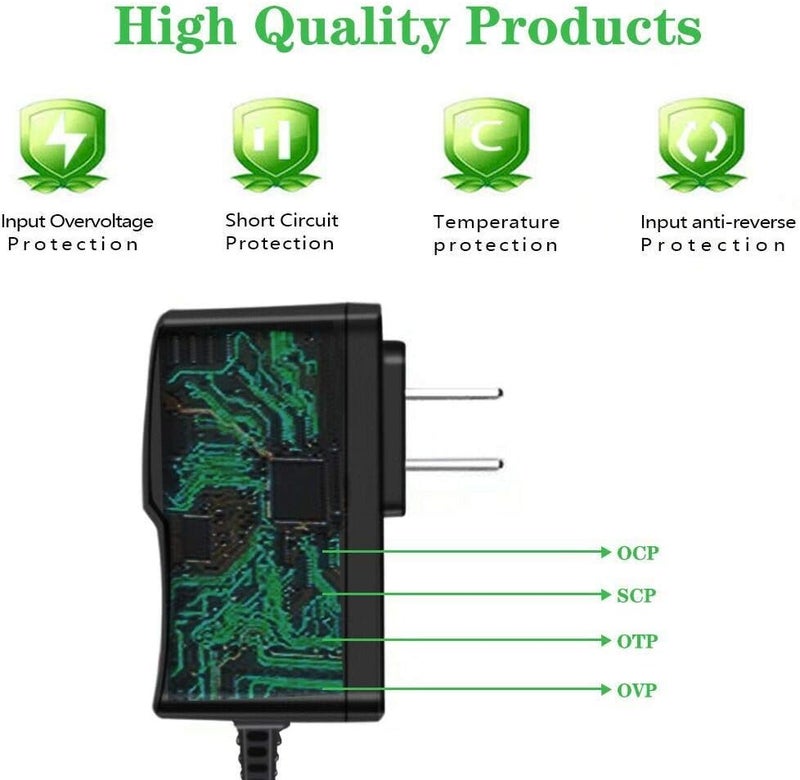Generies Yealink AC Adapter Power Supply for 5V VOIP Phones - Compatible with Yealink Yea-ps5v2000u, Yea-ps5v600us, T42s, PS5V1200US IP Phones - Image 5
