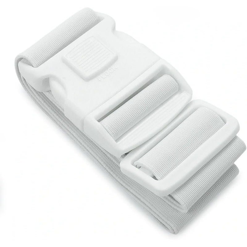 ihvan online Ihram Belt for Hajj and Umrah, Pilgrim Waist Belt with Secure Lock Buckle - Durable Lightweight Hajj Essentials, Adjustable Ihram Belts for Umrah Men, White - Image 3