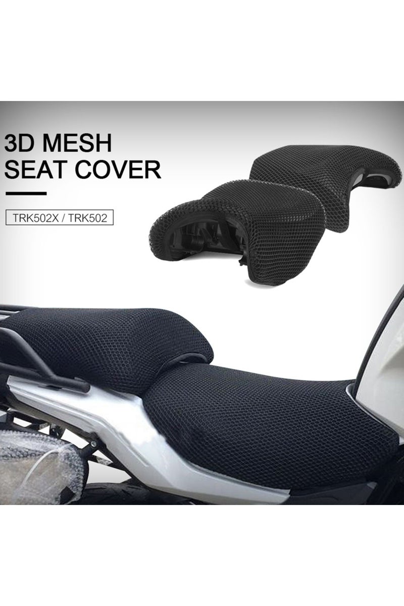 erorex Motorcycle Accessories Anti-Slip 3D Mesh Fabric Seat Cover Breathable Waterproof Cushion For Bene... - Image 1