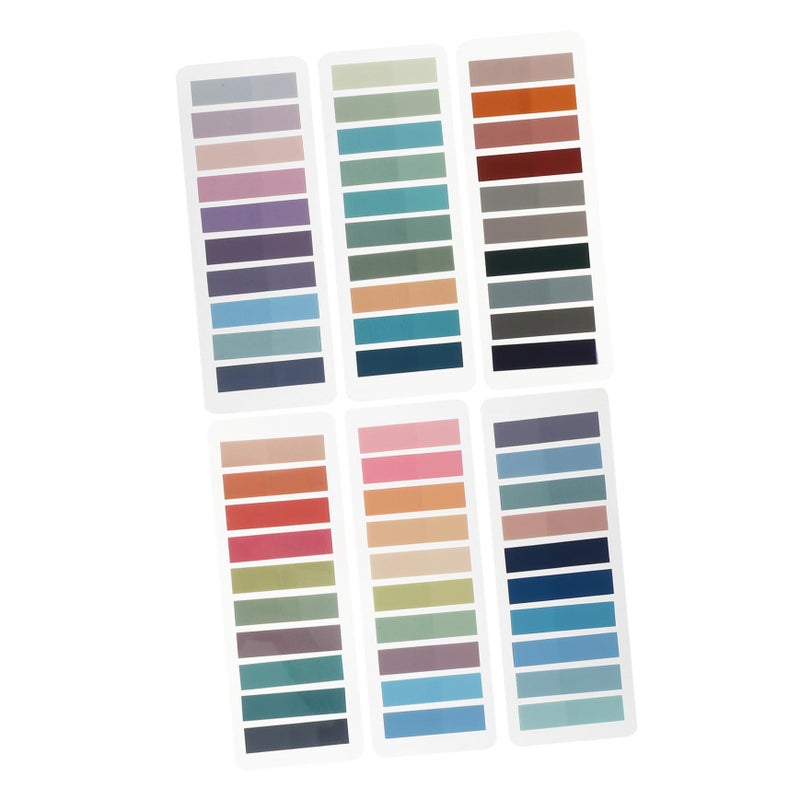 Self Adhesive Page Tabs 1200 Pcs Sticky Index Markers Book Annotation Portable Handwritten Labels For Office School Notebooks Household Organization - Image 2