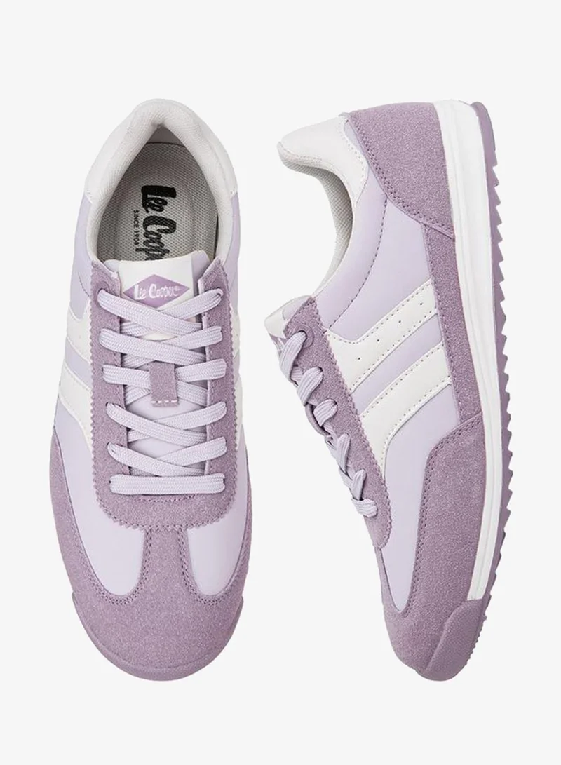Lee Cooper Women's Panelled Lace-Up Sneakers