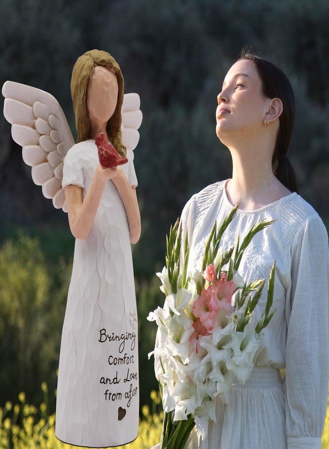 AcowSpt Cardinal Gifts, Cardinal Memorial Gift, Cardinal Figurine, Sympathy Gifts for Loss of Loved One, Cardinal Decor, Sympathy Gift, Grief Gifts for Women, Sculpted Hand-Painted Figurine - Image 2