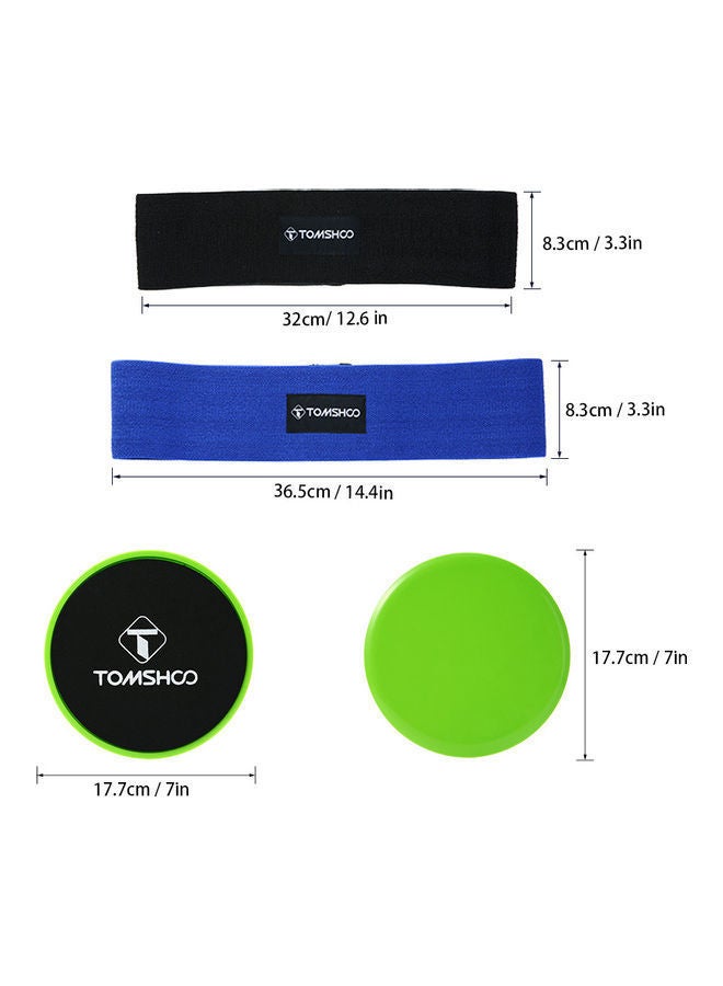 NIBEMINENT Hip Exercise Band Sliding Tray Set 25x4x24cm - Image 5