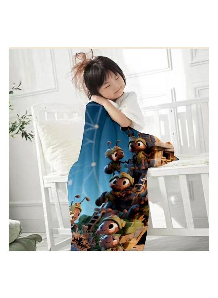 general Flannel thin blanket (warm and comfortable, suitable for sleep, gaming, dust removal and sandproof) 150cm*200cm - 619 - Image 3