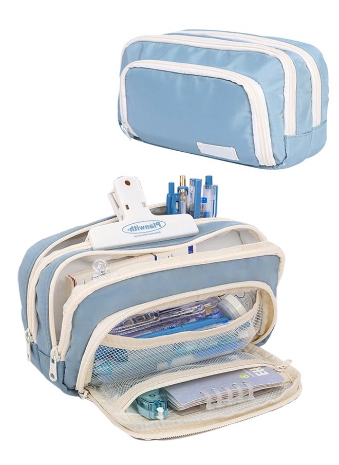 Generic Durable Pencil Case, Foldable Stationery Pouch, Easy to Classify and Organize Stationery, Suitable for Students, Teachers, Office Use  - Image 1