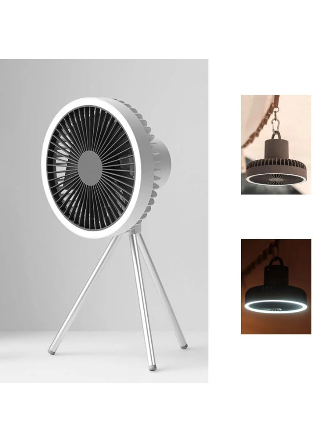 توبيز مروحة ثلاثية القوائم CPL-T16 الجديدة من توبي 3 في 1 مع إضاءة للتخييم في الهواء الطلق (رمادية) - CPL T26 - Image 2