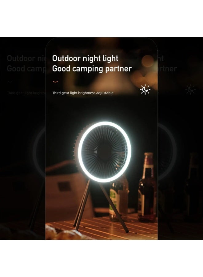 توبيز مروحة ثلاثية القوائم CPL-T16 الجديدة من توبي 3 في 1 مع إضاءة للتخييم في الهواء الطلق (رمادية) - CPL T26 - Image 5