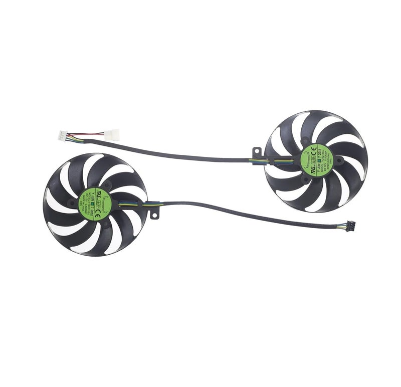 87mm RTX2060S RTX2070S RTX2080S Video Card Fan，Compatible for ASUS Dual RTX 2060 2070 2080 Super EVO GPU,Laptop Accessories(2PCS Set) - Image 4