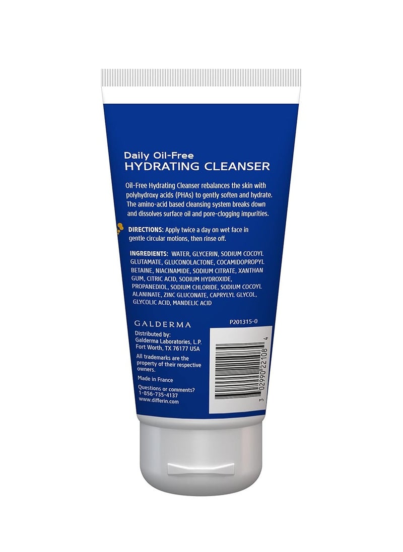 differin - Differin Facial Cleanser, Daily Oil Free Hydrating Face Wash by the makers of Differin Gel, Gentle Skin Care for Acne Prone Skin, PHAs, 6 Oz. - Image 1
