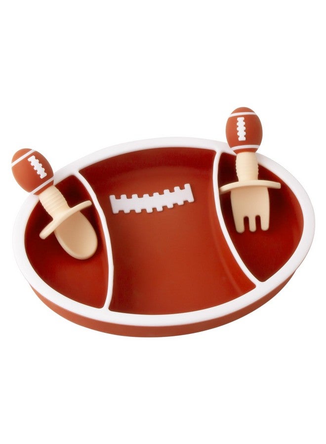 Linowos Toddler Plates Silicone, Baby Divided Suction Plate Dish for Toddler Kids Self Feeding, BPA Free Dishwasher and Microwave Safe - Image 1