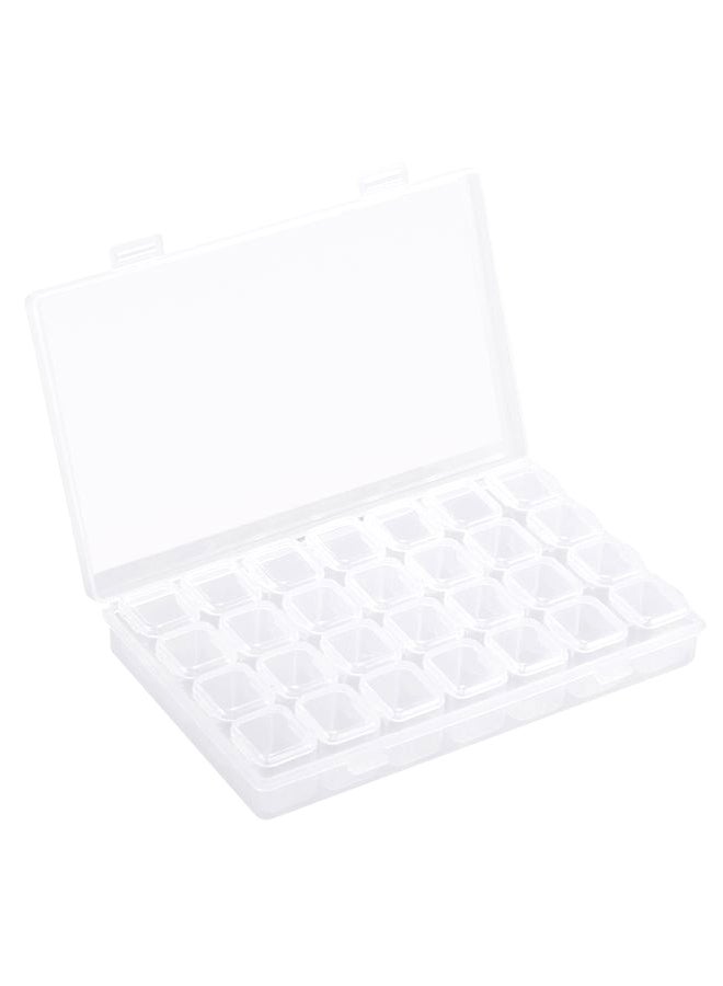 Adjustable Nail Art Storage Box Transparent
