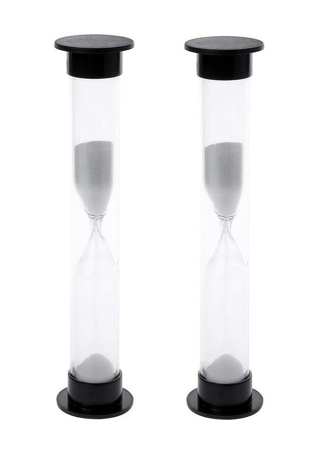 Jinshining 2Pcs New Mini Hourglass Sand Timer - 1 Minute (60 Seconds) Sandglass Clock | Compact Sand Timer for Games, Workouts & Time Management | Portable Timekeeping Tool - Image 1