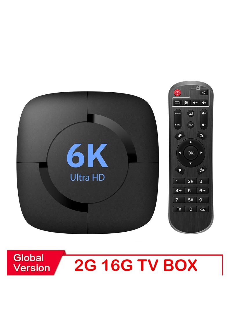 6K Ultra HD Android TV Box Android Wifi Bluetooth Smart TV Box Set Top Box - Image 1