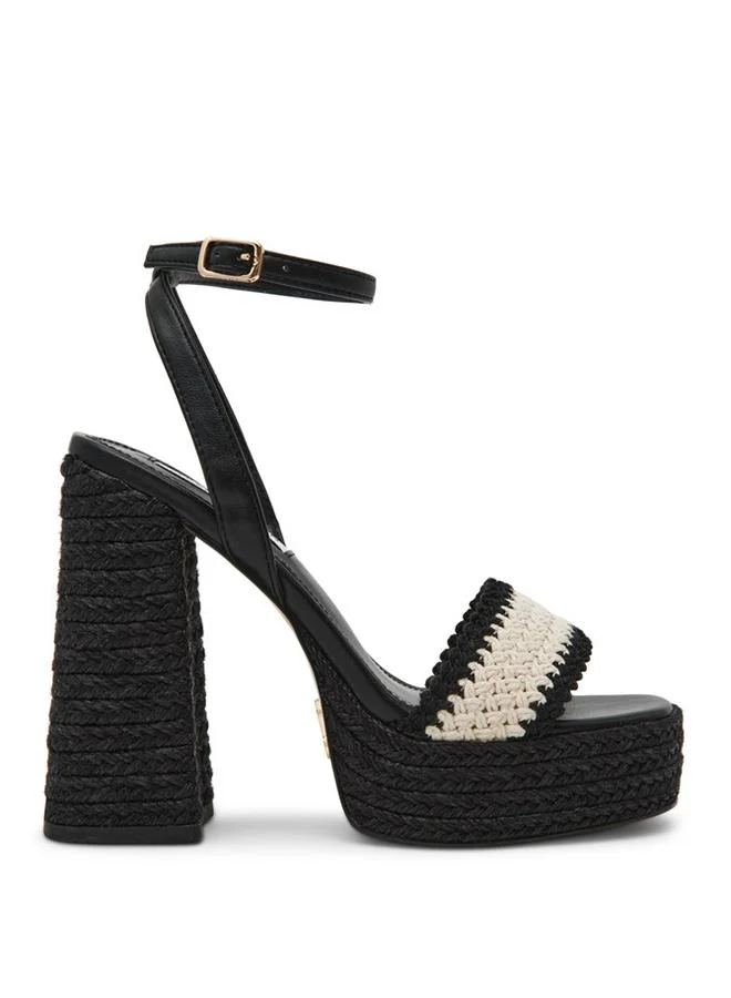 ستيف مادن Florencia Black Women's Heel Sandals
